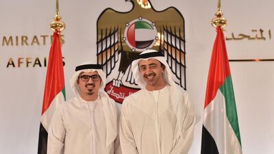 Sheikh Abdullah bin Zayed, Minister of Foreign Affairs, received a new group of 69 diplomats on Sunday after they took the oath of office. Wam