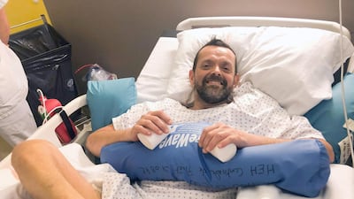 Felix Gretarsson has had the first double shoulder and arm transplant. Courtesy Felix Gretarsson