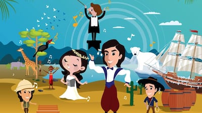 Xavier and Aisha’s Amazing Choral Adventure. Courtesy Dubai Opera