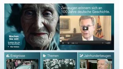 The website: www.gedaechtnis-der-nation.de was launched on October 6 with an archive of about 1,600 interviews.