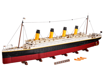 At 9,090 pieces and more than 135cm long, Lego Titanic remains one of the largest models the company has ever produced, recreating the famous ocean liner in extraordinary detail. Photo: The Lego Group