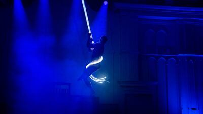 An arealist with thunder cables.