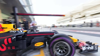 Verstappen's teammate Daniel Ricciardo is eager to get out there to prove his title credentials for 2018. Christopher Pike / The National