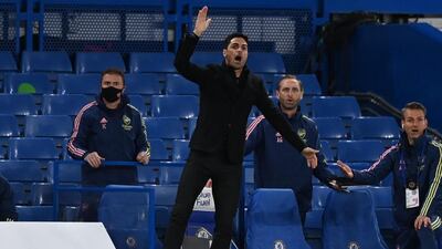 Arsenal's Spanish manager Mikel Arteta. Reuters