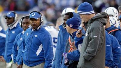 Jim Caldwell, the Indianapolis Colts coach, cannot afford to hide behind the excuse of Peyton Manning's injury absence for his team's performance this season.