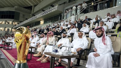 VIP spectators pictured at the finals. Mohamed Al Hammadi / Ministry of Presidential Affairs
