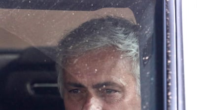 Jose Mourinho at Tottenham's training ground in Enfield. PA