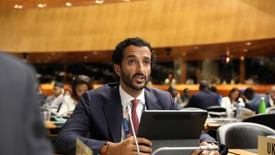 Abdulla bin Touq, Minister of Economy, led the UAE delegation to the12th WTO Ministers Conference in Geneva. Photo: Ministry of Economy