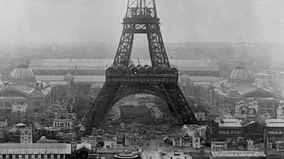Picture dated March 31, 1889 shows the Eiffel Tower in Paris just after it was built. (Photo by STF / AFP)