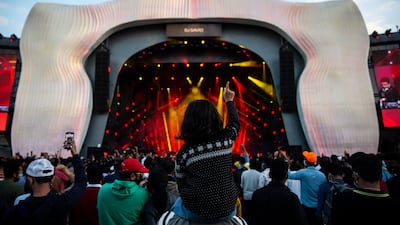 The Hit Music Festival, featuring top South Indian musicians, made a comeback at Expo 2020 Dubai, with 15 artists performing during the marathon seven-hour show.