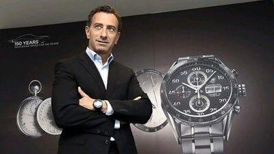 Eric Vergnes, general manager for the Middle East branch of LVMH Watch & Jewellery. Jeffrey E Biteng / The National