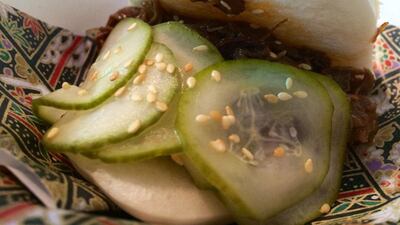 Veal belly Bao at Teatro