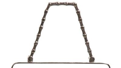 Balenciaga satin frame chain bag. Courtesy BySymphony