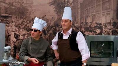 A scene from the lacklustre film Le Chef. Courtesy Icon