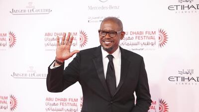 The Abu Dhabi Film Festival opening night was a big event and the man of the moment was the Oscar-winning actor, Forrest Whitaker. Lee Hoagland / The National