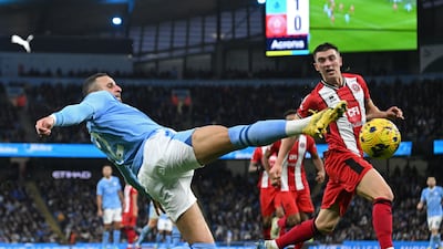 Fearsome 30-yard shot that whistled past the post on 24 minutes. Smart ball for Foden almost came off. Tried several shots that weren't far off target as Sheffield United attempted to park the bus. AFP
