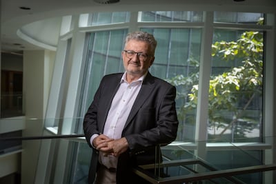 Mr Piano has been involved with the development of NYUAD since before its first students arrived. Antonie Robertson / The National