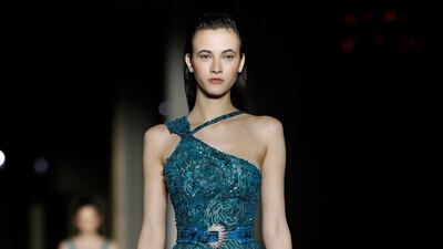 Zuhair Murad’s spring/summer 2019 couture collection. EPA