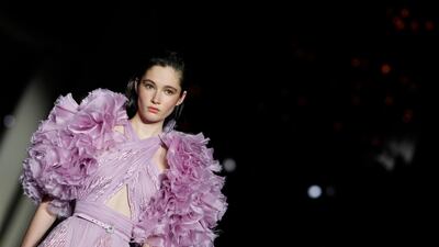 Zuhair Murad’s spring/summer 2019 couture collection. EPA