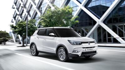 The new Ssangyong Tivoli is being pitched against market rivals such as Renault’s Captur and Nissan’s Qashqai. Courtesy Ssangyong
