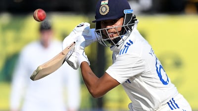 India opener Yashasvi Jaiswal scored 57 off 58 balls including five fours and three sixes. AFP