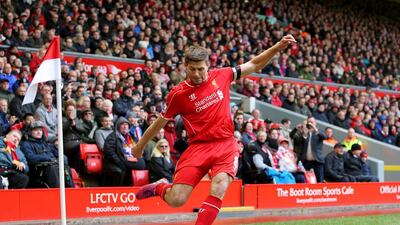 Steven Gerrard will make his final appearance as a Liverpool layer at Anfield against Crystal Palace on Saturday.