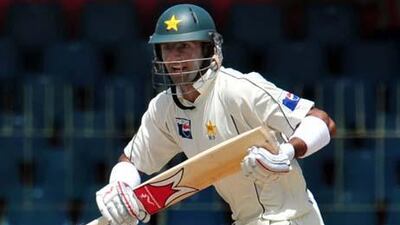 Pakistan's Shoaib Malik shown during a Test match against Sri Lanka in July 2009. Lakruwan Wanniarachchi / AFP
