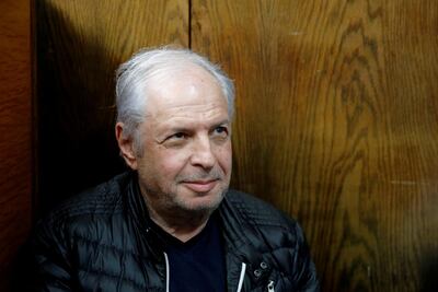 Mr Netanyahu is accused of granting media tycoon Shaul Elovich, seen here in February 2018, benefits worth $500 million in exchange for favourable press coverage. Amir Cohen / Reuters