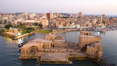 The Sea Castle in Sidon in Lebanon. EPA