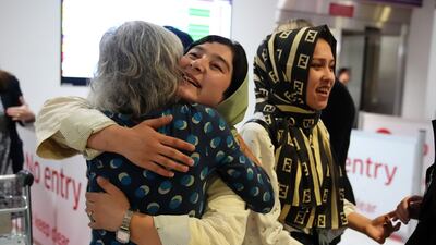 Hugs of gratitude for Lorna Norgrove