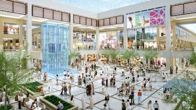 Abu Dhabi, UAE. 20 October 2011: provided illustration of the Yas Mall that will be on Yas Island. Courtesy Aldar
