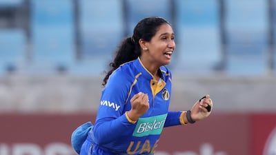 Suraksha Kotte regards her UAE teammates as 'one huge family'. Chris Whiteoak / The National