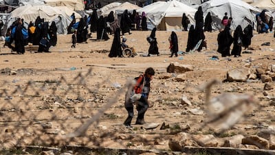 Lucie C was held with other foreign ISIS members in Kurdish-controlled camps in north-east Syria. AFP