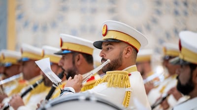 The visit concluded on Tuesday afternoon when Sheikh Meshal left Abu Dhabi. Abdulla Al Bedwawi / UAE Presidential Court