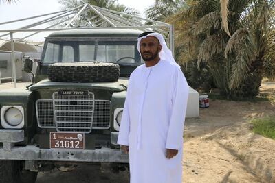 Mohammed Al Ameri at his home in Al Ain. Nilanjana Gupta / The National