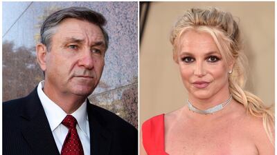 Britney Spears is no longer under the conservatorship of her father, Jamie Spears (left), an appointment that controlled the singer's life and money for about 14 years. AP Photo