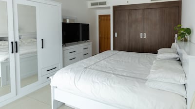 One of the spare bedrooms