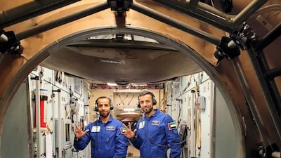 Hazza Al Mansouri trained alongside Sultan Al Neyadi in Russia in preparation for his trip to the International Space Station in September