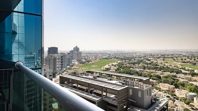 The view from the balcony