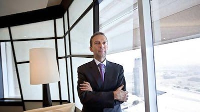 Christophe Lalandre says investors in the Arabian Gulf are increasingly becoming interested in sustainable finance. Matilde Gattoni for The National