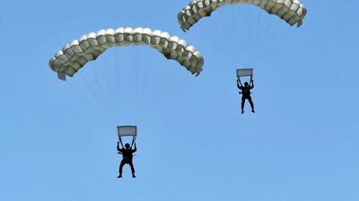 Part of the security drill in Denpasar. Reuters