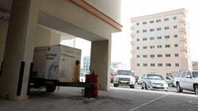 Some residential buildings in Ajman use generators without the authorities' permission.