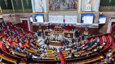 France's National Assembly described the Muslim Brotherhood as a threat to European values. EPA