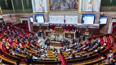 France's National Assembly described the Muslim Brotherhood as a threat to European values. EPA