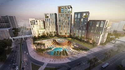 Union Oasis Project. Designed to encourage the use of public transport, Union Oasis will sit on top of the Union Square Metro station in downtown Deira. This project will include 15,000 square metres of residential, commercial and retail space, plus landscapes and streetscapes. It promises to be a departure for Dubai and a possible blueprint of things to come throughout the UAE. Courtesy RTA