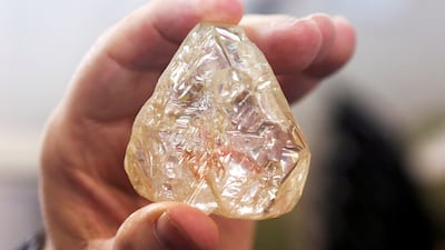 The 709-carat Peace Diamond is estimated to be worth US $50 million. Reuters
