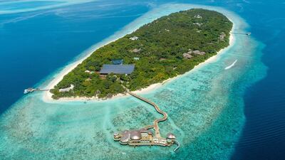 Soneva Fushi in the Maldives is seeking a barefoot bookseller to spend six months on the island. Courtesy Ultimate Library / Soneva Fushi Resort