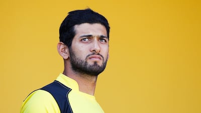 Sikandar Raza during a 2015 World Cup match against the UAE in Nelson, New Zealand. Getty