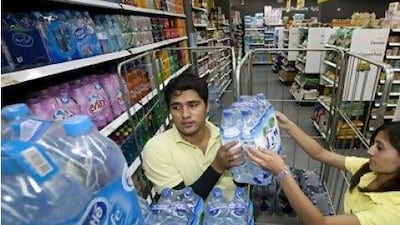 Living history: Moosa Ali Wahadi aboard his abra number 94 on Dubai Creek. Pawan Singh / The National