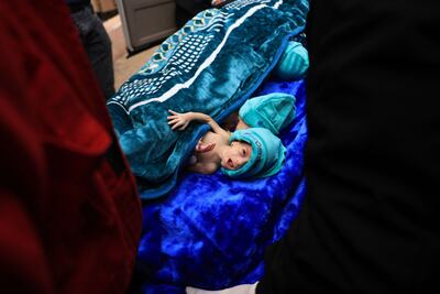 Palestinian medics prepare premature babies, evacuated from Gaza City's Al Shifa hospital, for transfer from a hospital in Rafah in the southern Gaza Strip to Egypt. AFP